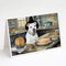 Edge Collections - 5" x 7" - Multicolor - Pit Bull Terrier Fall Kitchen Pumpkins Greeting Cards - 8 Pieces